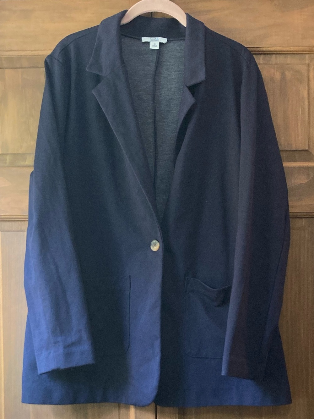 Croft&Barrow Navy Blue Single Button Jacket XL